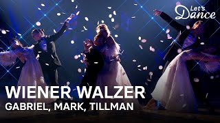 Gruppentanz Wiener Walzer mit Gabriel Kelly Mark Keller amp Tillman Schulz 🕺 💃  Lets Dance 2024 [upl. by Oryaj330]