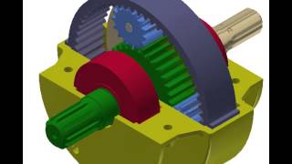 Réducteur à train épicycloidal [upl. by Nosylla]