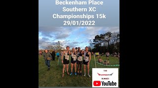 Southern Championships XC 15kc 290122 Beckenham Place [upl. by Soble797]