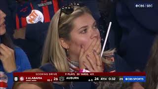 Alabama vs Auburn CRAZY Ending  2023 College Football [upl. by Nuyh]