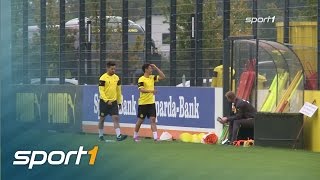 Hier trainiert Kagawa erstmals wieder in SchwarzGelb  BUNDESLIGA AKTUELL [upl. by Milburn]