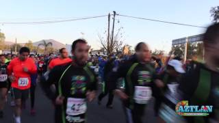 3er Carrera por los Dioses Teotihuacan  Banda de Música Aztlan [upl. by Nibot]