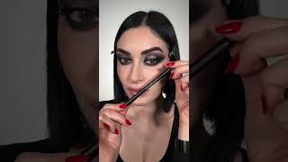 Gothic makeup tutorial 🖤🐈‍⬛ [upl. by Ecnatsnoc]