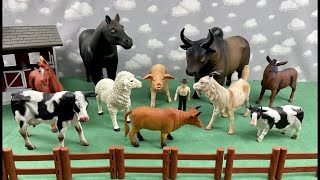 Wild Animals Attacks Farm Animals Compilation  Lion Fox Tiger Cows Bison Sheep Goat Elephant [upl. by Raclima]