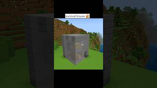 I Built a Simple Survival Minecraft House [upl. by Pelagias444]