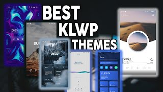 Top 10 Best KLWP Themes of 2021  Customize Your Android Like a Pro  Kustom Live Wallpaper Skins [upl. by Nero]