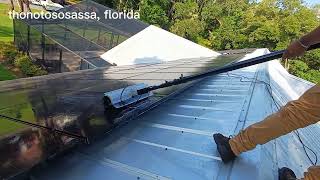 Solar Panel Cleaning in Thonotosassa Florida [upl. by Puna]