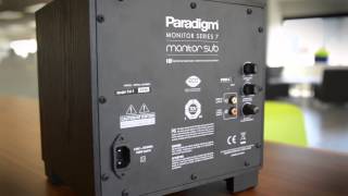 Hands on with the Paradigm Monitor Sub 8 subwoofer with perfect bass kit [upl. by Eiramit]