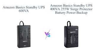 Amazon Basics 600VA vs 400VA UPS Comparison 🆚🔋💻 [upl. by Sadick564]