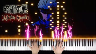 Jujutsu Kaisen  å‘ªè¡“å»»æˆ¦ OP quotKaiKai Kitan å»»å»»å¥‡è­šquot  Piano Cover [upl. by Ednyl737]