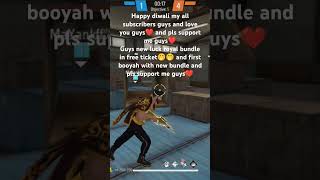 Happy diwali my all subscribers and pls support me guys❤ and very interesting vediofreefire shorts [upl. by Suilienroc]