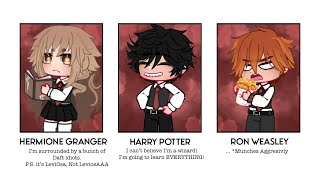 【📖】Yearbook Trend  Slight HarcoDrarry  Golden Trio 🦁⚡️  HP  GC [upl. by Adena]