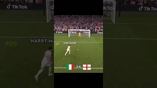 Italy vs England  Penalty shootout Euros 2020 football edit viral euro2024 [upl. by Wenona]