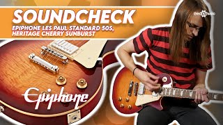 SOUNDCHECK  Epiphone Les Paul Standard 50s Heritage Cherry Sunburst [upl. by Amri]