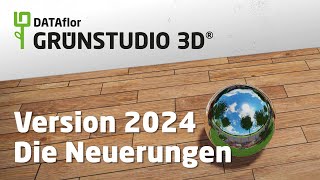 DATAflor GRÜNSTUDIO 3D 2024 Neuerungen [upl. by Lemyt]