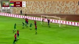 Myziane Maolida Goal Afcon Gambia vs Comoros 12 All Goals ResultsHighlights Afcon Qualifiers [upl. by Leirbag208]