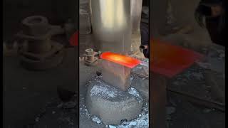 The process of forging sharp and durable kitchen knives from steel platesforging [upl. by Serica801]