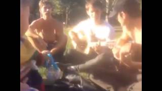 Francisco Lachowski singing Brazilian music with friends Feat Milo Lachowski [upl. by Magdalena]