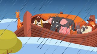 Who Built the Ark  Noahs Ark  Bible Story Song by Toon Time [upl. by Otte]