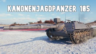 World of Tanks Kanonenjagdpanzer 105  7 Kills 62K Damage [upl. by Rue]