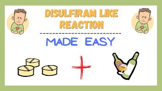 Disulfiram Like Reaction Mechanism Symptoms Pharmacology Drug interaction Made Easy [upl. by Aisetra]