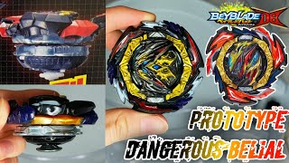 PROTOTYPE DANGEROUS BELIAL  Beyblade Burst Dynamite Battle shorts [upl. by Elatan]