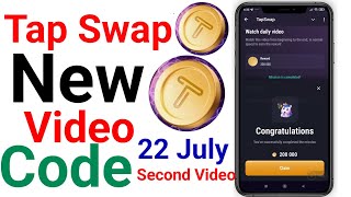 10 Passive Income Idias  Tapswap Watch Daily Video cinema code  Tapswap Second video 22 July [upl. by Allesig965]