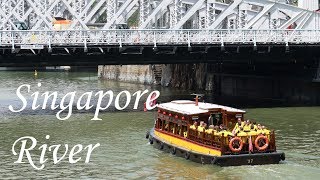 Singapore River Cruise Clarke Quay To Marina Bay Sands [upl. by Coral]