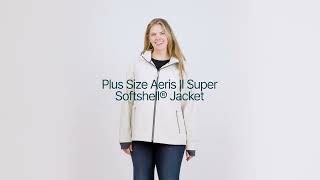 Womens Plus Size Aeris II Super Softshell Jacket [upl. by Auqenahs]