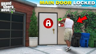 Franklin Got Locked Out of Franklins House in GTA 5  SHINCHAN and CHOP [upl. by Lakim]