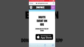 How to download Fortnite on iOS IPadIPhoneIPod Not a scam [upl. by Eicul]