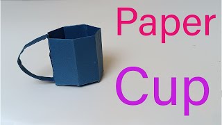 How to make Cup origami  Golpari [upl. by Ellan]