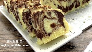 Marble Butter Cake  MyKitchen101en [upl. by Bohs506]