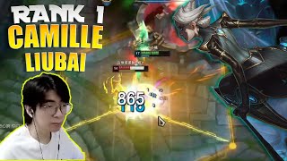 🔴 LiuBai Camille vs Jax  Rank 1 Camille LiuBai Stream [upl. by Cummings]