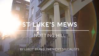 London Mews Tour  St Luke’s Mews  Notting Hill  W11  Lurot Brand [upl. by Akkina447]