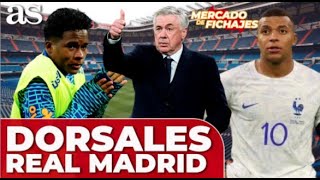 Los DORSALES de MBAPPÉ y ENDRICK en el REAL MADRID [upl. by Wernick]