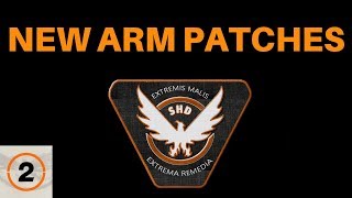 The Division 2  NEW ARM PATCHES WHERE amp HOW TO EQUIP THEM [upl. by Atiuqiram]