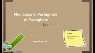 Corso di Portoghese Imparare il portoghese brasiliano  2° Incontro Chiedere Informazioni [upl. by Gavrah]