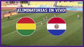 🔴 BOLIVIA vs PARAGUAY EN VIVO ⚽ ELIMINATORIAS RUMBO AL MUNDIAL  LA SECTA DEPORTIVA [upl. by Child]