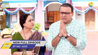 FULL EPISODE 4203 Bhide ko Aaya Bura Sapna Taarak Mehta Ka Ooltah Chashmah  तारक मेहता [upl. by Ellard]