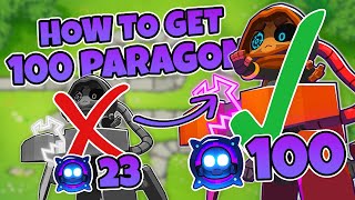 How To Get A Degree 100 Paragon  BTD6 [upl. by Ayin]