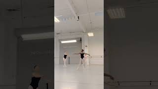 Regular Ballet Technique Class  Vaganova training in California dance ballet [upl. by Wasson]