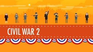 The Civil War Part 2 Crash Course US History 21 [upl. by Ardolino]