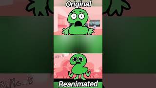 Original vs reanimated bfdi shorts reanimated viralvideo [upl. by Eelyk]