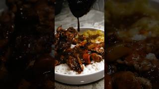 Bringing the flavor with this brown stew chicken Rich savory and packed with warmth in every bite [upl. by Refotsirk]