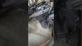 15HP Yamaha test run after a carburetor cleaning Idle to wide open throttle [upl. by Sophie]