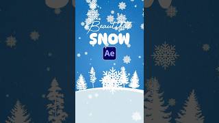 Create Beautiful Snow Effects in After Effects [upl. by Tal39]