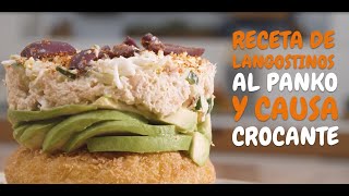 Receta Langostinos al Panko y Causa Crocante  Fuku Tv [upl. by Yong]