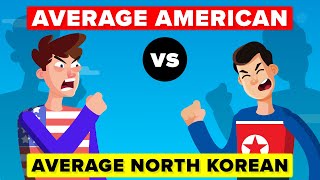 Average American vs Average North Korean [upl. by Goines]