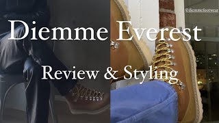 Diemme Everest Boots  Review amp Styling Hiking Boots [upl. by Cynde524]